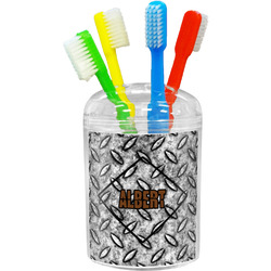 Diamond Plate Toothbrush Holder (Personalized)