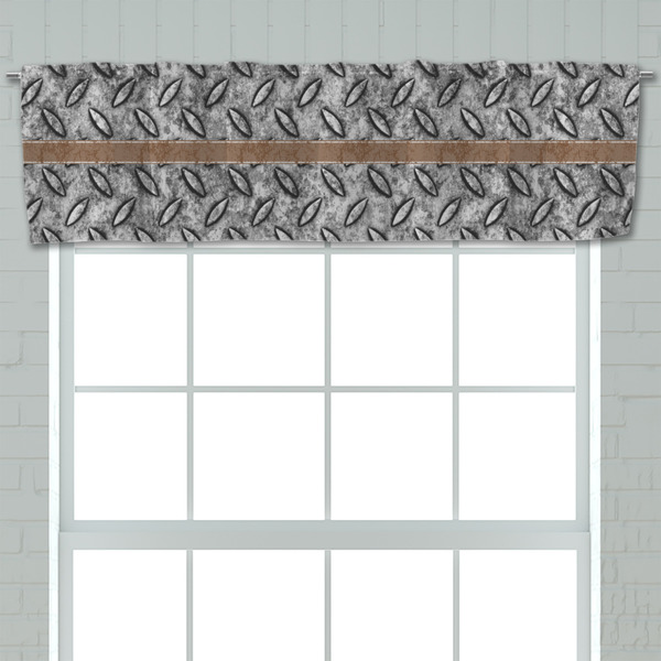 Diamond Plate Valance - Closeup on window