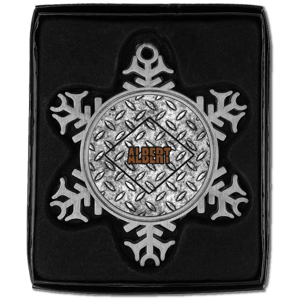 Diamond Plate Vintage Snowflake - In box