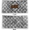 Diamond Plate Vinyl Check Book Cover - Front and Back