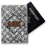 Diamond Plate Vinyl Passport Holder (Personalized)