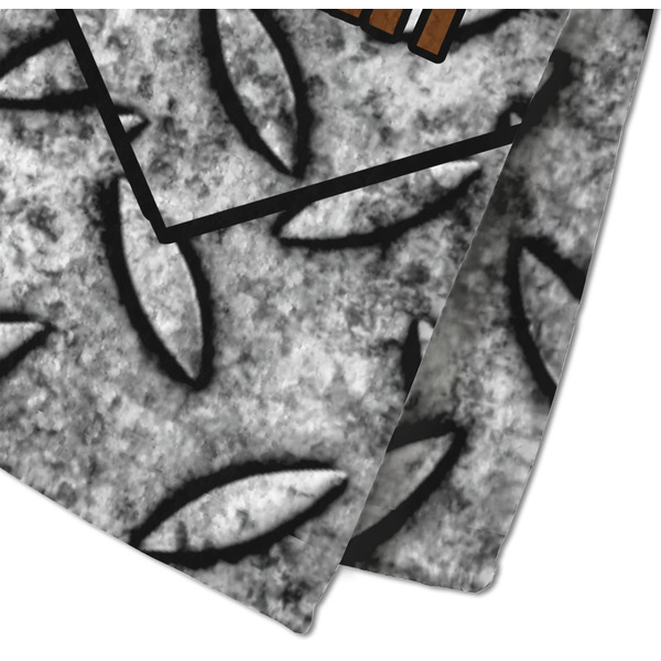 Diamond Plate Waffle Weave Towel - Closeup of Material Image