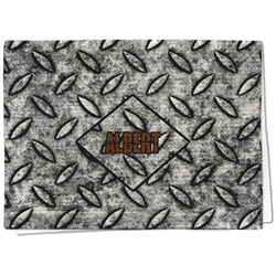 Diamond Plate Kitchen Towel - Waffle Weave (Personalized)