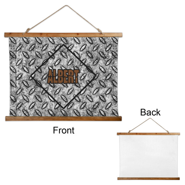 Diamond Plate Wall Hanging Tapestry - Landscape - APPROVAL