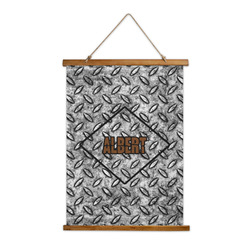Diamond Plate Wall Hanging Tapestry - Tall (Personalized)
