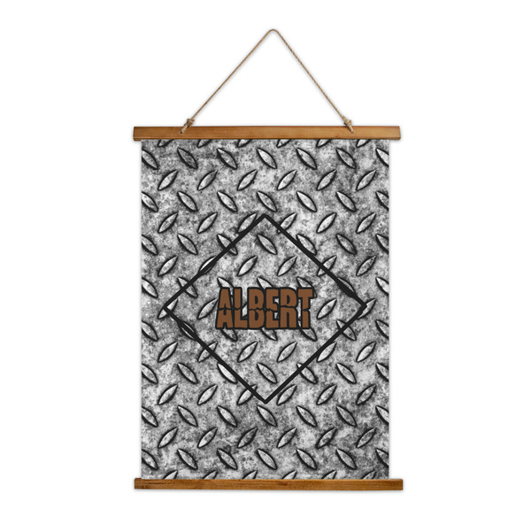 Custom Diamond Plate Wall Hanging Tapestry (Personalized)