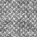 Diamond Plate Wallpaper & Surface Covering (Peel & Stick 24"x 24" Sample)