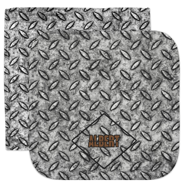 Custom Diamond Plate Facecloth / Wash Cloth (Personalized)