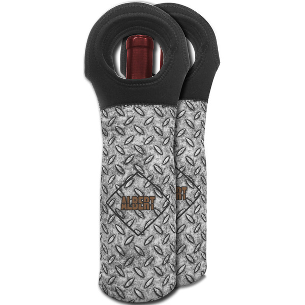 Diamond Plate Wine Tote Bag - MAIN