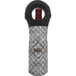 Diamond Plate Wine Tote Bag (Personalized)