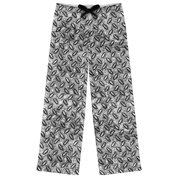Custom Diamond Plate Womens Pajama Pants - L
