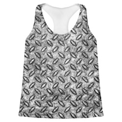 Diamond Plate Womens Racerback Tank Top - X Large