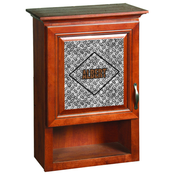Diamond Plate Wooden Cabinet Decal (Medium)