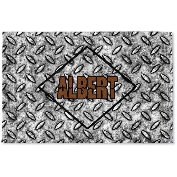 Custom Diamond Plate Woven Mat (Personalized)