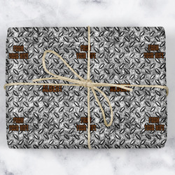 Diamond Plate Wrapping Paper (Personalized)