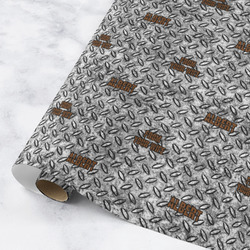 Diamond Plate Wrapping Paper Roll - Medium - Matte (Personalized)