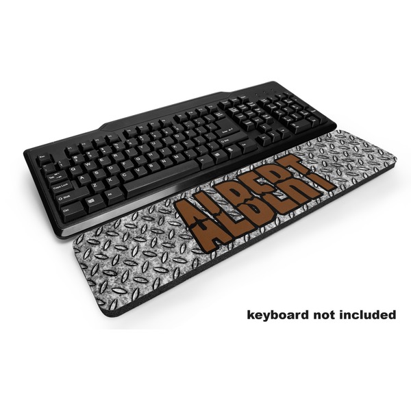 Custom Diamond Plate Keyboard Wrist Rest (Personalized)
