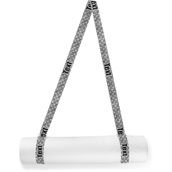Custom Diamond Plate Yoga Mat Strap (Personalized)