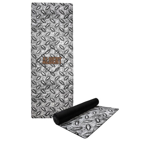 Custom Diamond Plate Yoga Mat (Personalized)