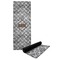 Diamond Plate Yoga Mat with Black Rubber Back Full Print View