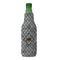 Diamond Plate Zipper Bottle Cooler - FRONT (bottle)