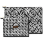 Diamond Plate Zipper Pouch (Personalized)