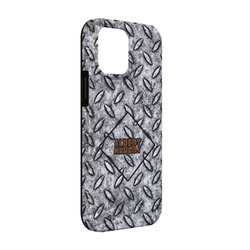Diamond Plate iPhone Case - Rubber Lined - iPhone 13 (Personalized)