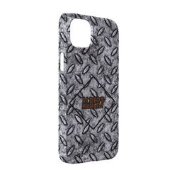 Diamond Plate iPhone Case - Plastic - iPhone 14 (Personalized)