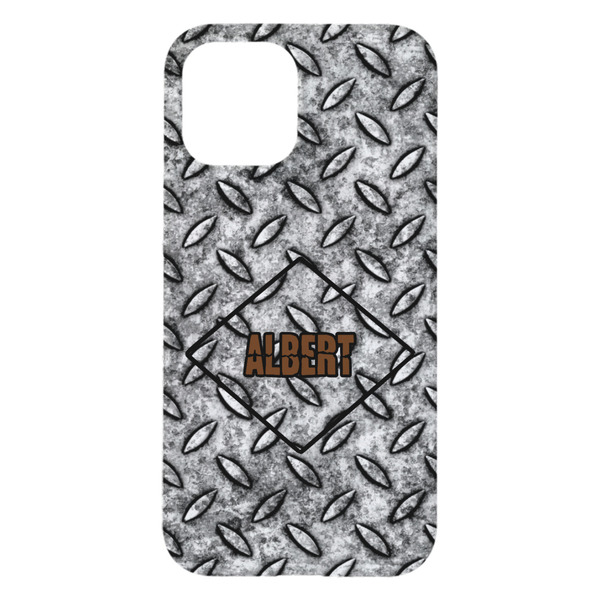 Diamond Plate iPhone 15 Plus Case - Back
