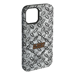 Diamond Plate iPhone Case - Rubber Lined (Personalized)