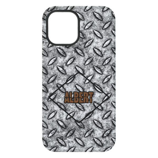 Diamond Plate iPhone 15 Pro Max Tough Case - Back