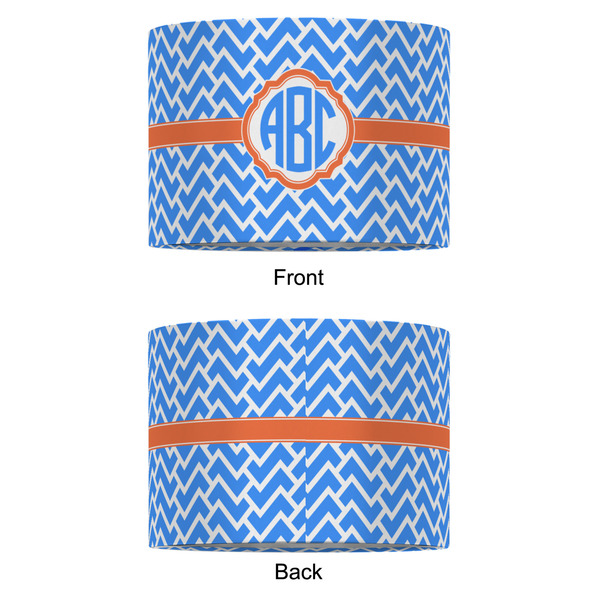 Zigzag 12" Drum Lampshade - APPROVAL (Fabric)