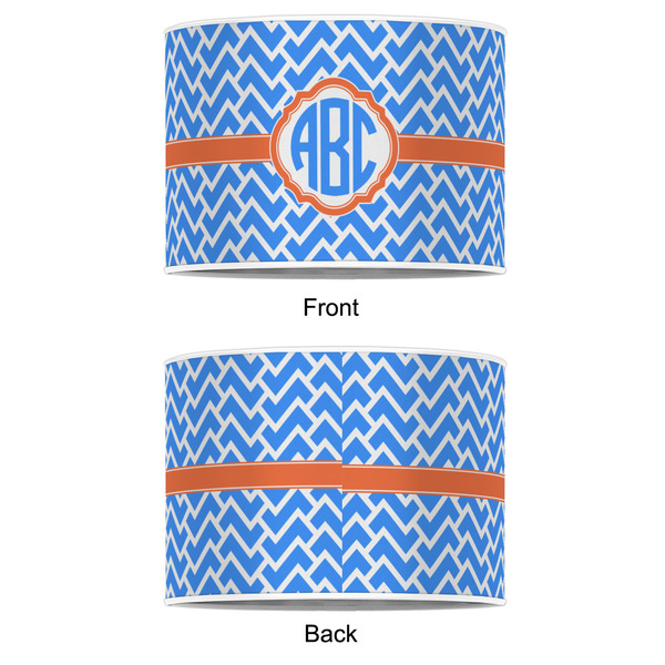 Zigzag 12" Drum Lampshade - APPROVAL (Poly Film)