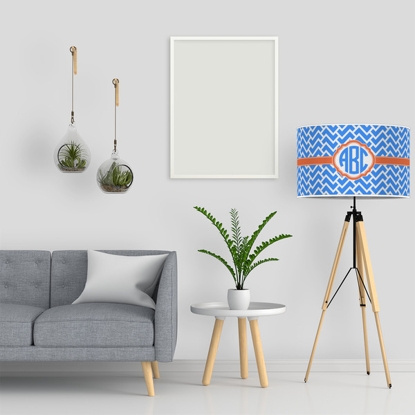 Zigzag 12" Drum Lampshade - LIFESTYLE