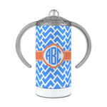 Zigzag 12 oz Stainless Steel Sippy Cup (Personalized)