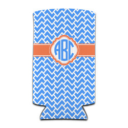 Zigzag Can Cooler (tall 12 oz) (Personalized)