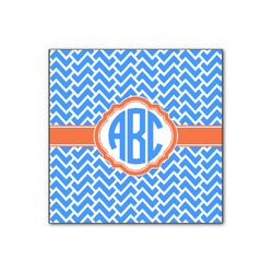 Zigzag Wood Print - 12x12 (Personalized)