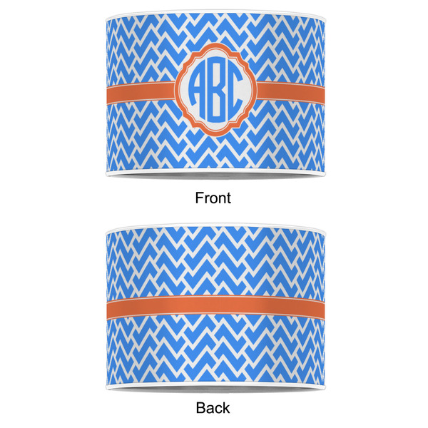 Zigzag 16" Drum Lampshade - APPROVAL (Poly Film)