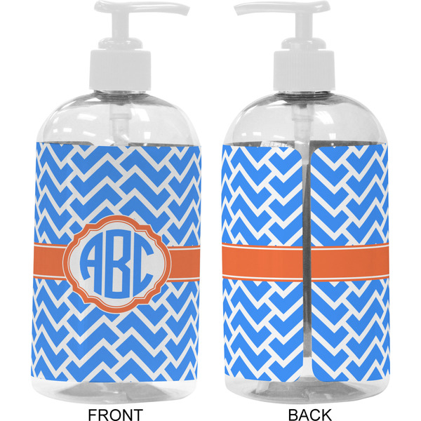 Zigzag 16 oz Plastic Liquid Dispenser- Approval- White