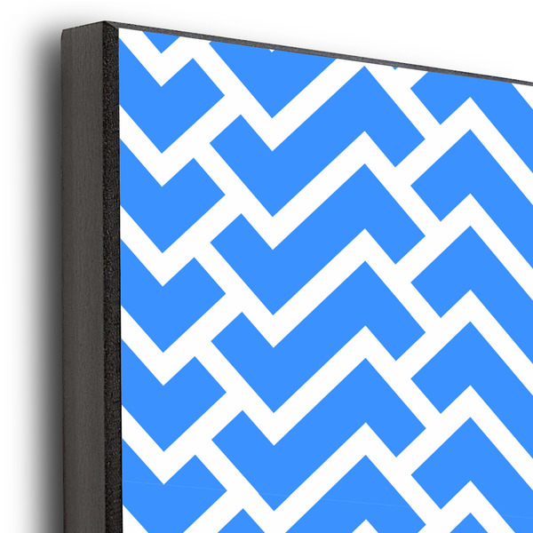 Zigzag 16x20 Wood Print - Closeup