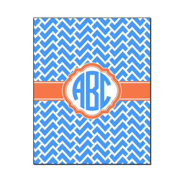 Custom Zigzag Wood Print - 16x20 (Personalized)