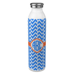 Zigzag 20oz Stainless Steel Water Bottle - Full Print (Personalized)