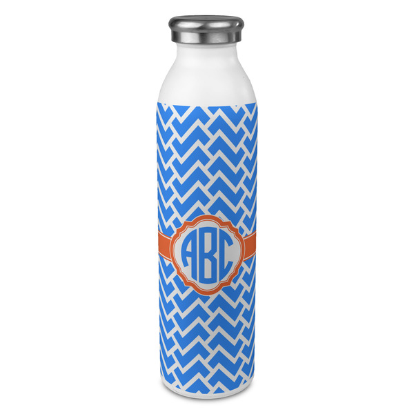 Custom Zigzag 20oz Stainless Steel Water Bottle - Full Print (Personalized)