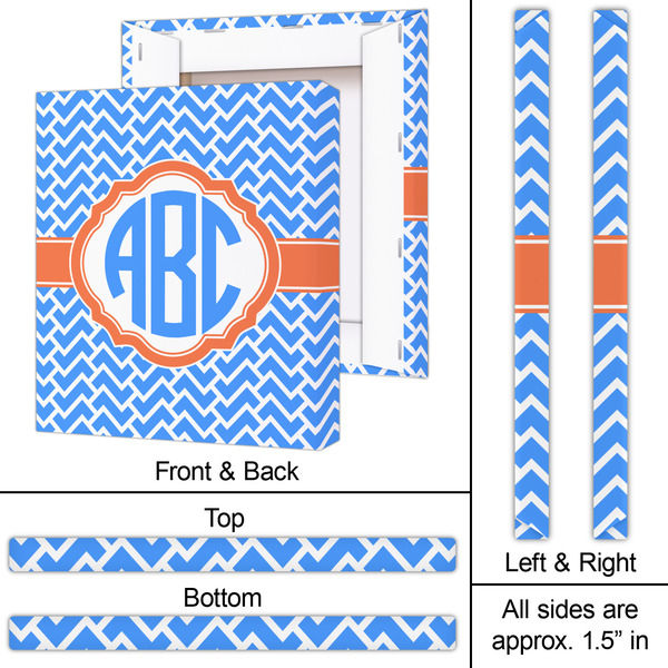 Zigzag 20x24 - Canvas Print - Approval