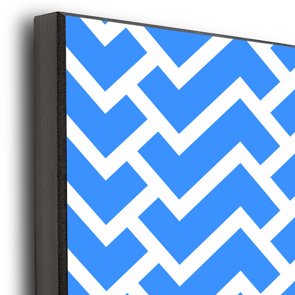Zigzag 20x24 Wood Print - Closeup