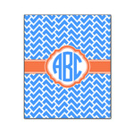 Zigzag Wood Print - 20x24 (Personalized)