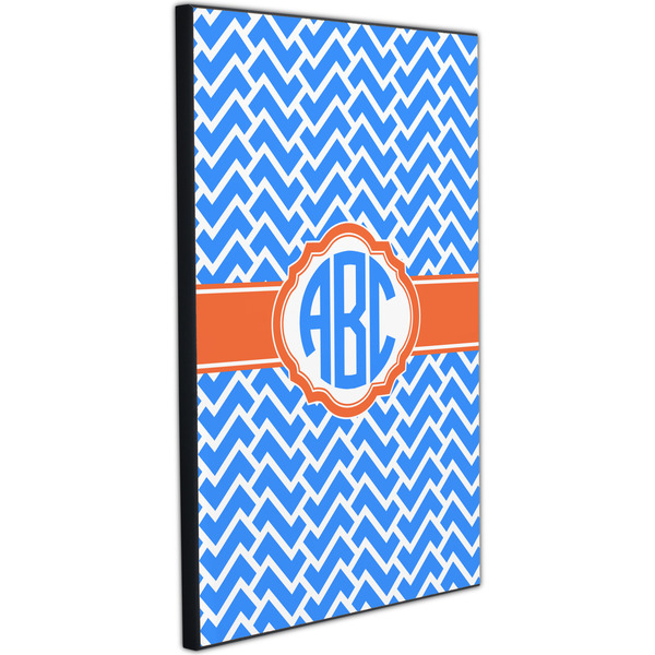 Zigzag 20x30 Wood Print - Angle View