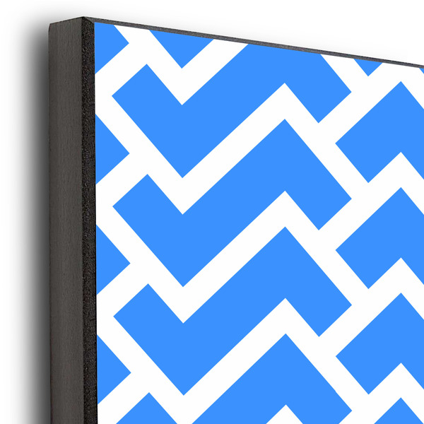 Zigzag 20x30 Wood Print - Closeup