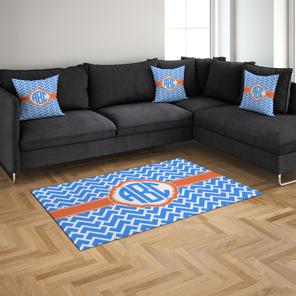 Zigzag 4'x6' Indoor Area Rugs - IN CONTEXT