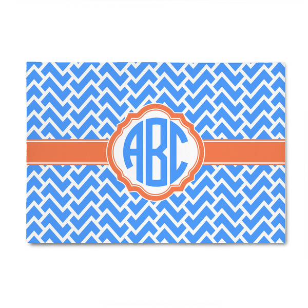 Custom Zigzag 4' x 6' Indoor Area Rug (Personalized)